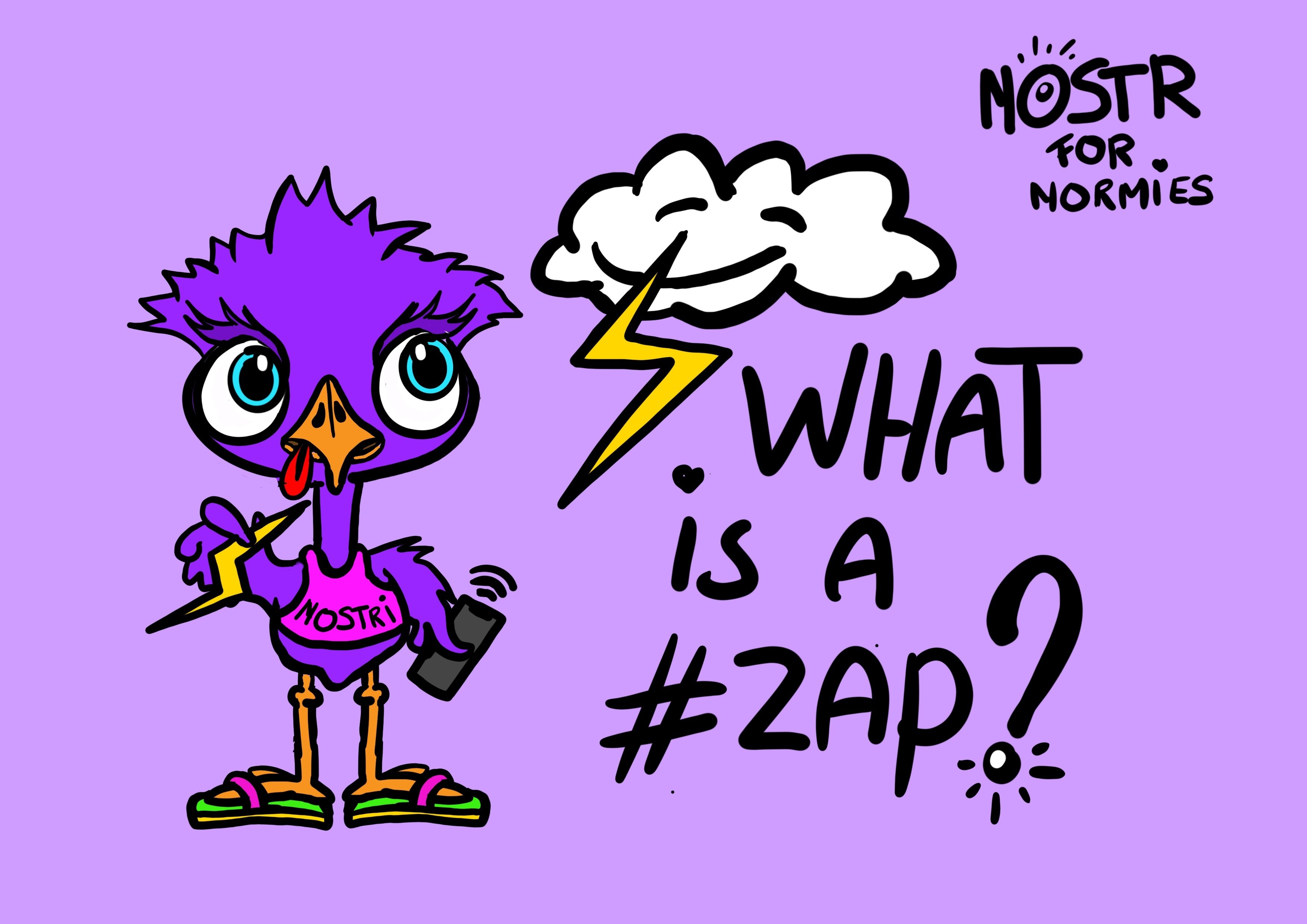 What is a #zap !? #nostr for…