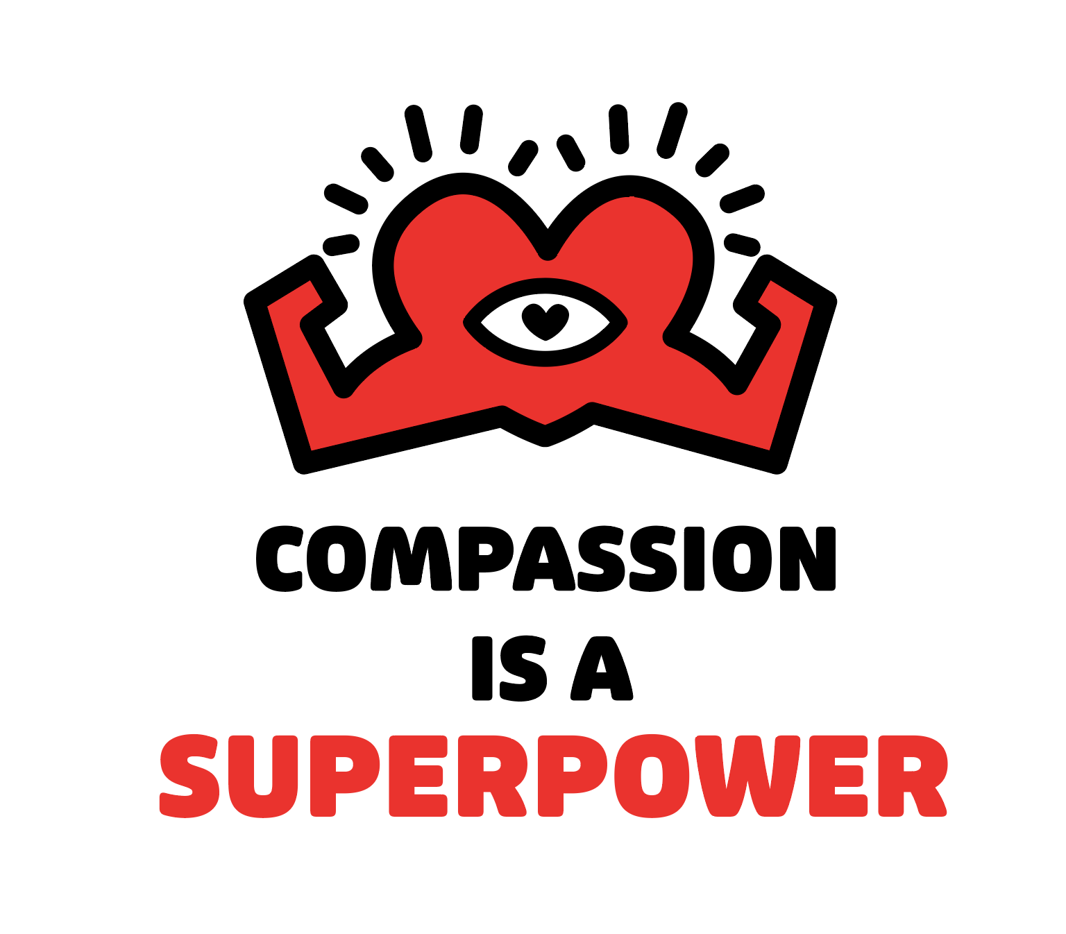 Compassion is a Superpower ❤️ #art