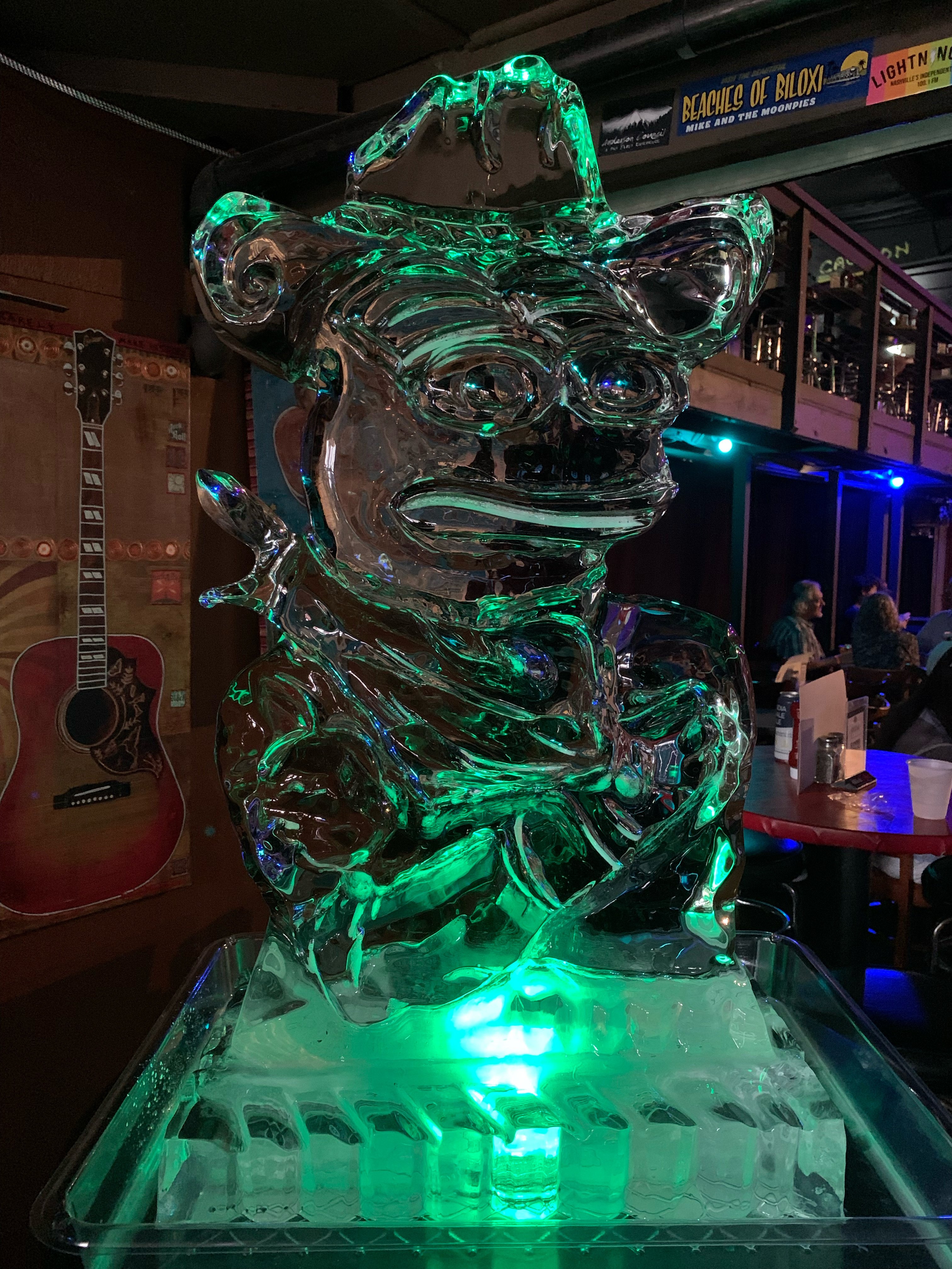 Best ice sculpture I’ve ever…