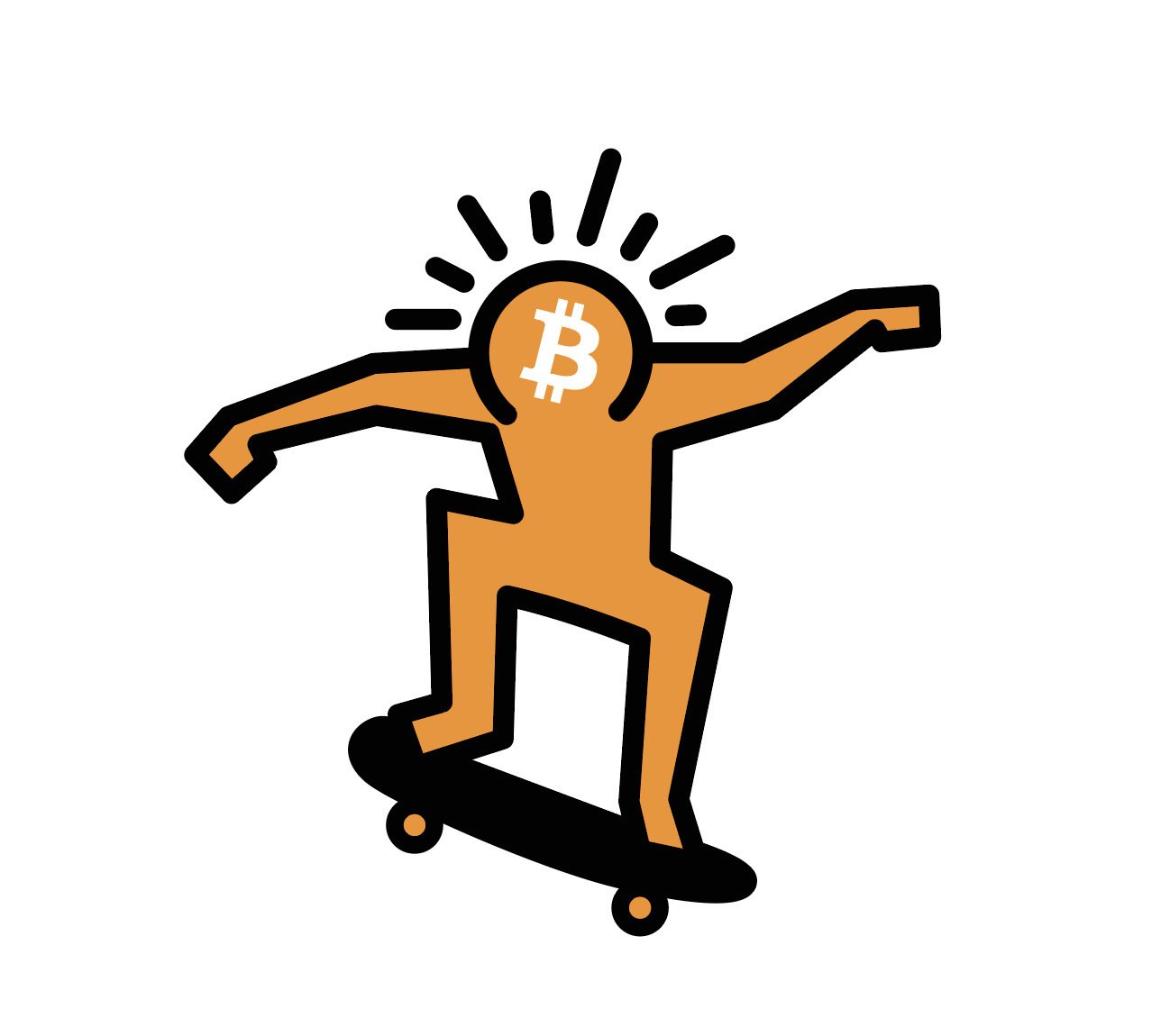 #bitcoin skating 🛹 @NPC CPU Skater