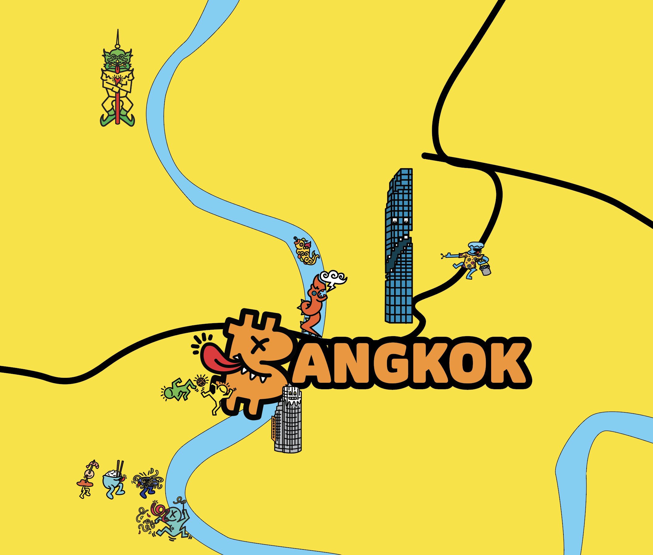 Bangkok Pop #art mapping ✍️ This gonna…