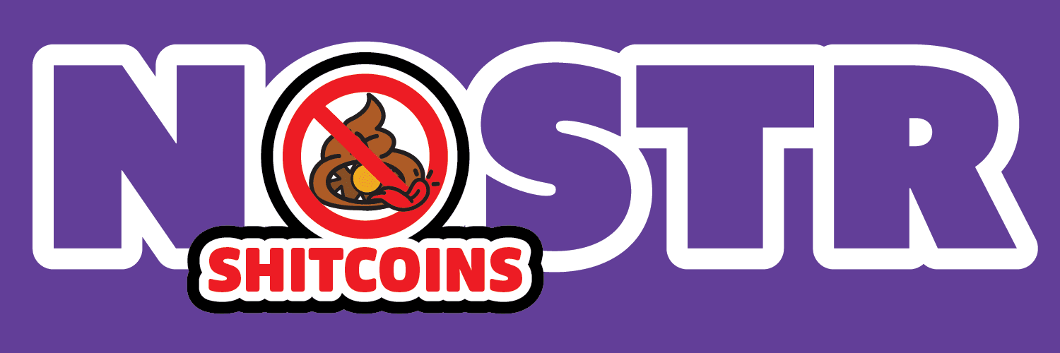 #Nostr No Shitcoins