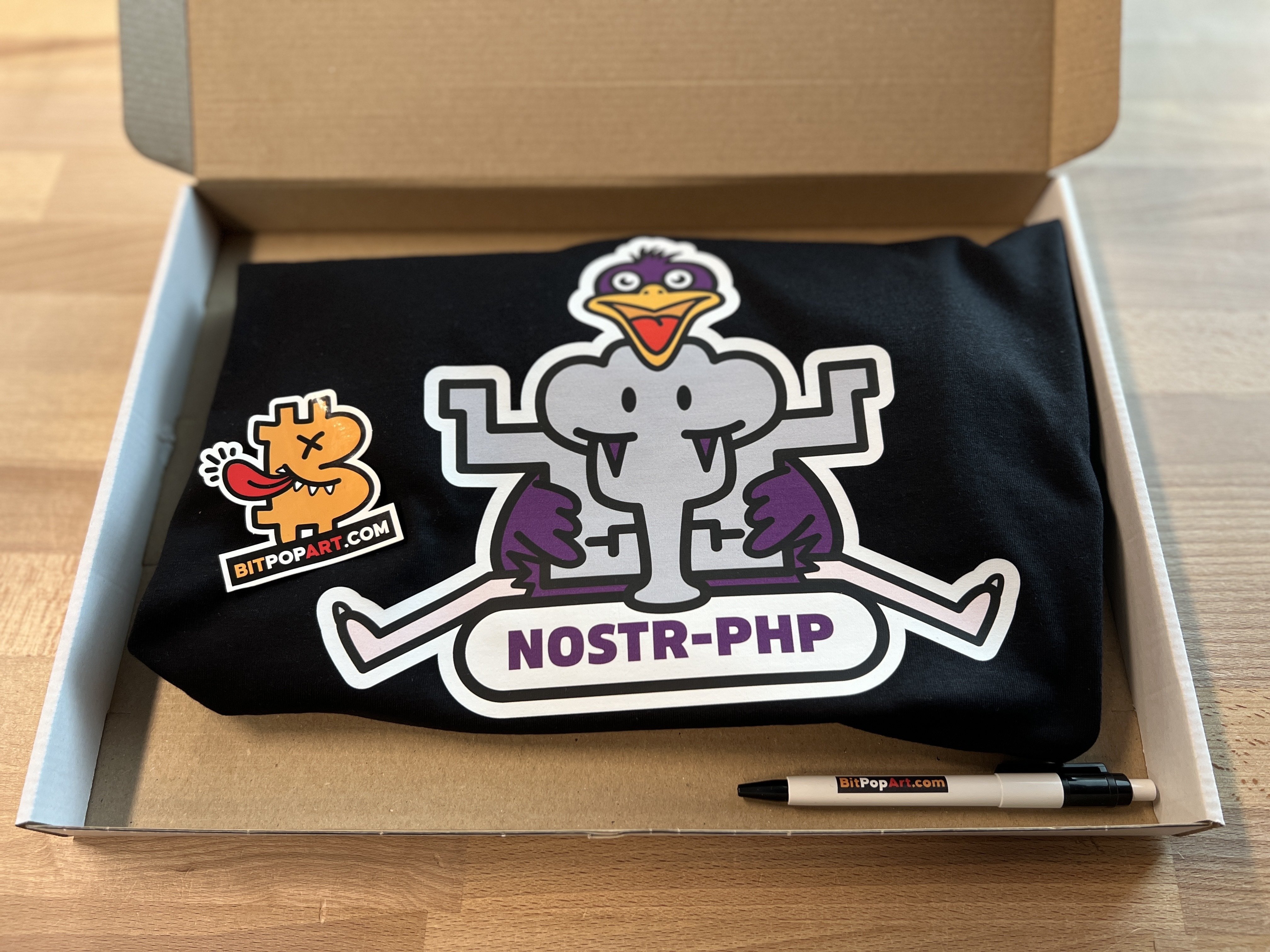 Ready to ship #Nostr T-shirt…