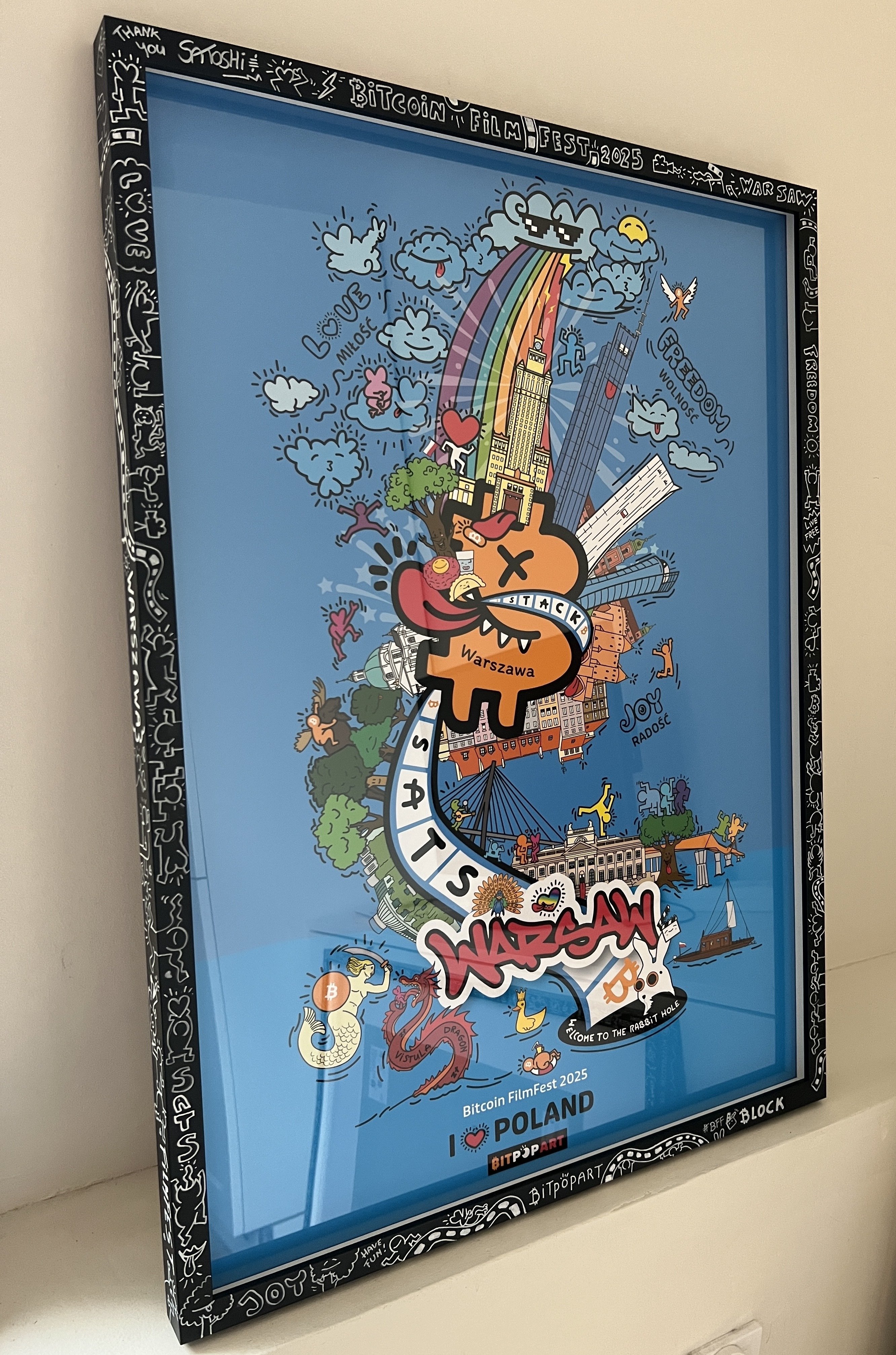 The @Bitcoin FilmFest #art work is…
